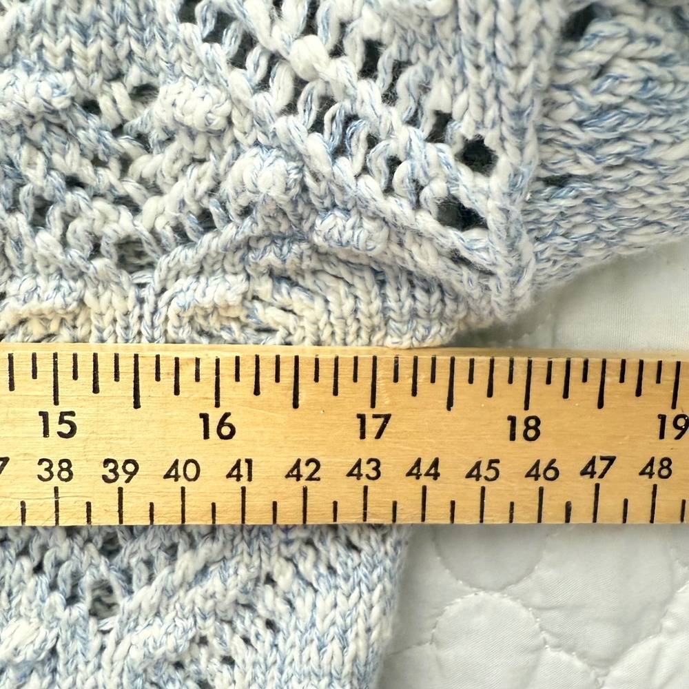 Sundance Shadow Bay Open Knit Balloon Sleeve Sweater Size XS‎ - Picture 8 of 10